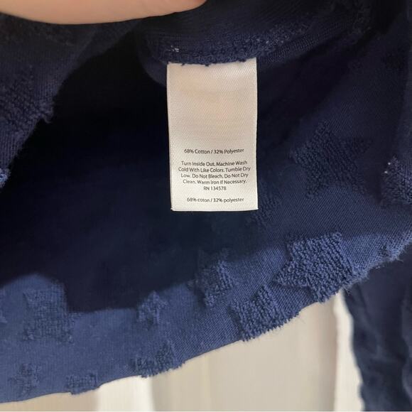 Vineyard Vines Women’s Navy Blue Star Hoodie Size XS - Picture 5 of 7